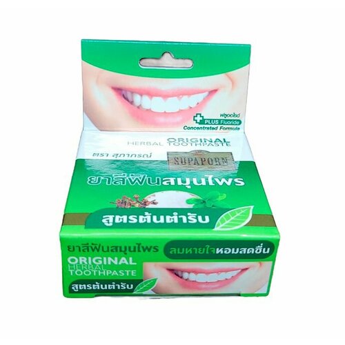 Растительная зубная паста 