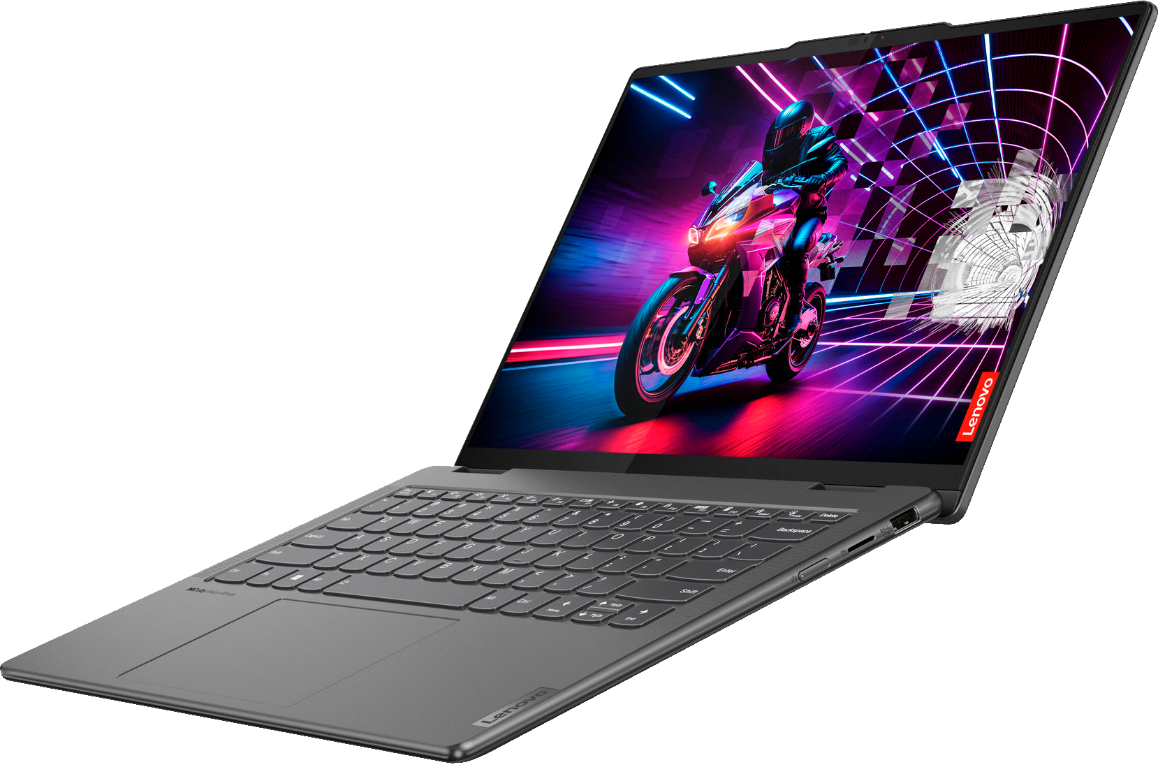 Ноутбук Lenovo Yoga 7 2-in-1 Gen 9 14" WUXGA Touch OLED/AMD Ryzen 7 8840HS/16GB/1TB SSD/Radeon 780M/Windows 11 Home/RUSKB/серый (83DK006PRK) — фото 1