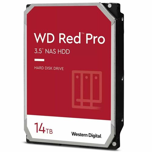 Жесткий диск Western Digital 35 14TB HDD Red Pro WD142KFGX 54282₽