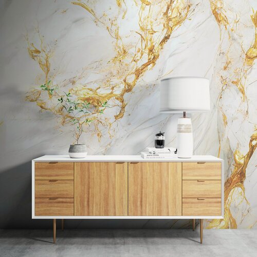 Изображение товара Гибкий мрамор "Голден эдж" полотно №2; 1420х2850; 4,047 кв. м.