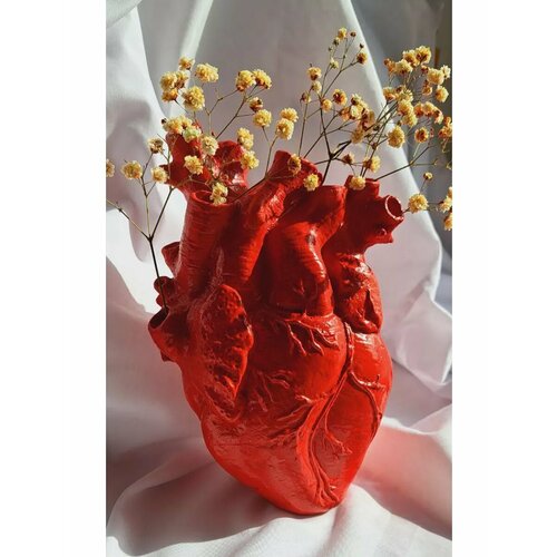 Ваза для сухоцветов сердце