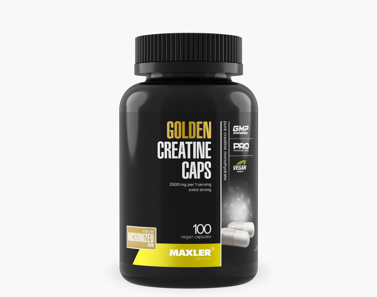 Креатин Maxler Creatine Caps, чистый, нейтральный вкус, в капсулах, 130 г, 100шт