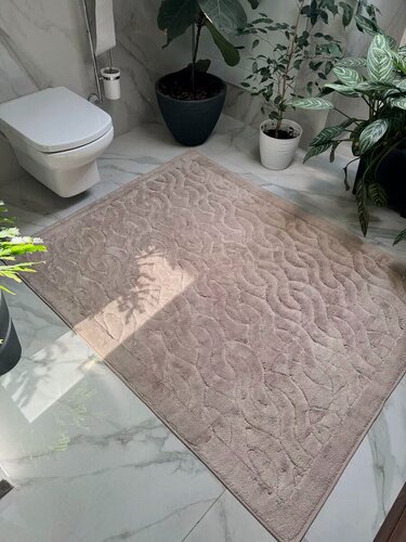Изображение товара Коврик Natali's Carpets на пол для ванны и туалета большой 120х180 см Турция