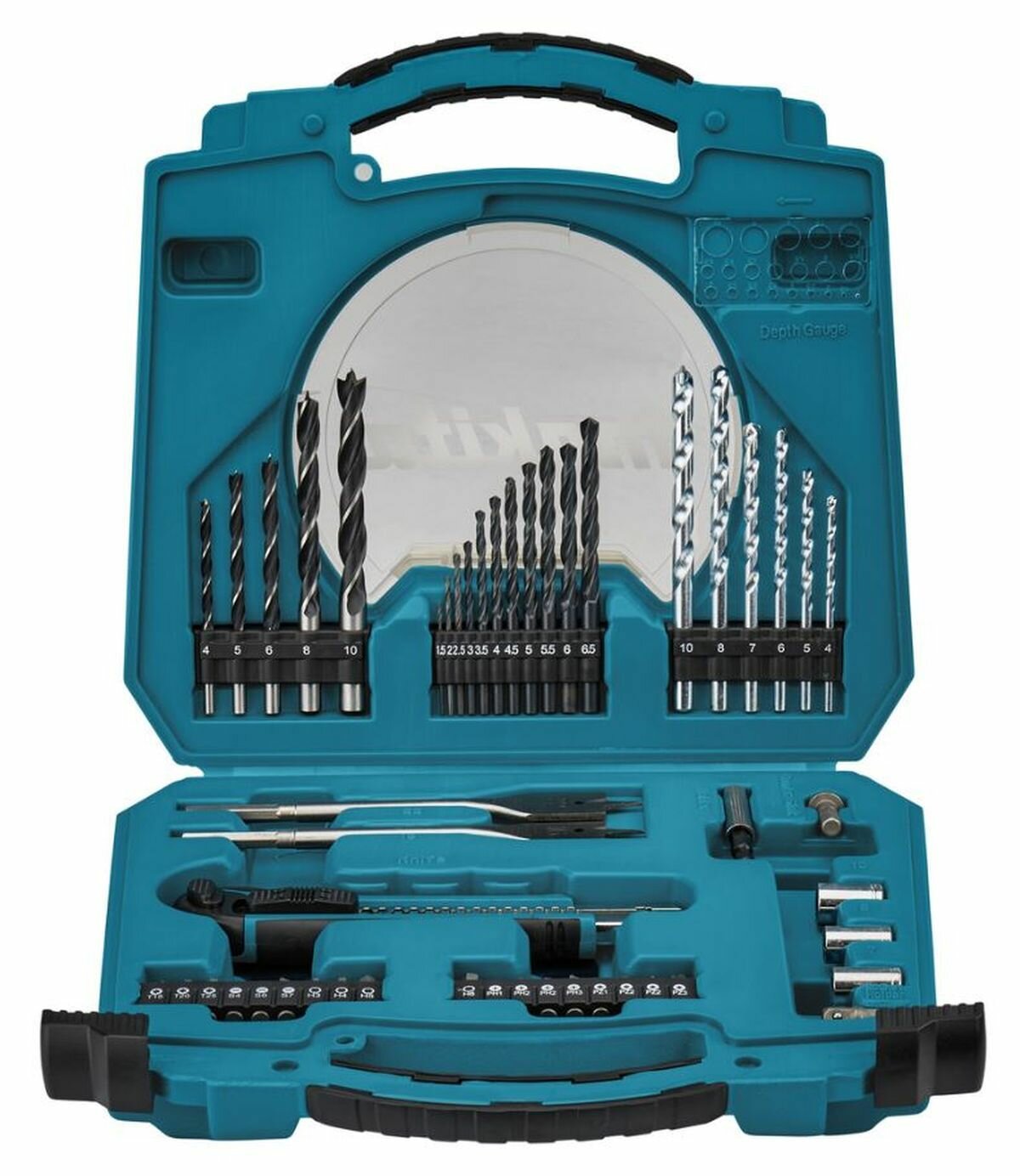 Набор насадок Makita Circle Series D-42014, для дерева/камня/металла, 50 предметов — фото 1
