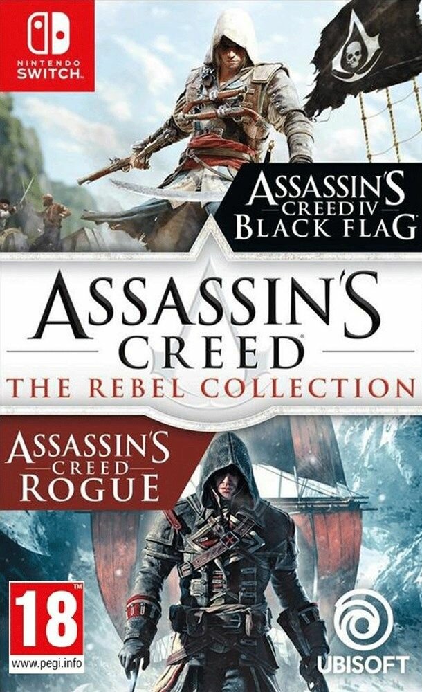 Игра Assassins Creed Rebel Collection (Мятежники) Nintendo Switch (русский язык)