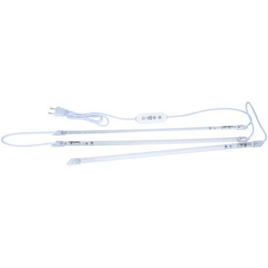 Cветильник для растений Uniel ФитоЛето ULZ-P03-10W/SPLE/TM IP65 CLEAR KIT03 набор из 3-х штук с таймером