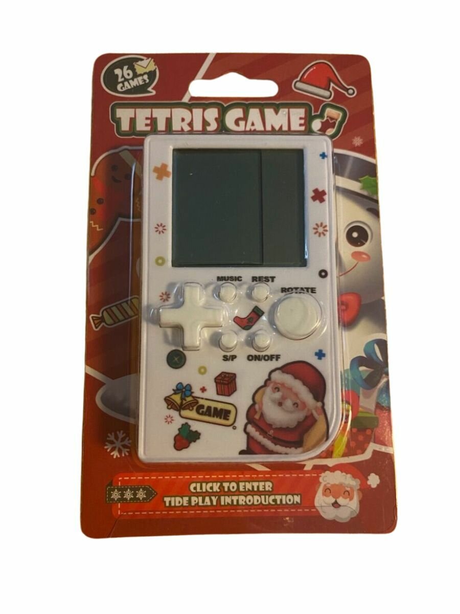 Электронная игра аркада, Санта Клаус / Тетрис — фото 1