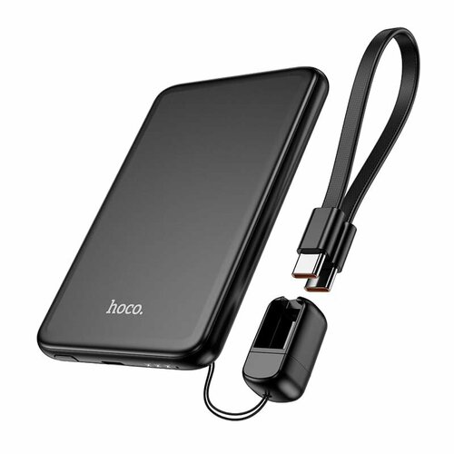 Внешний аккумулятор повербанк Power bank J140 5000mAh PD 20W QC30 ультратонкий черный 195000₽