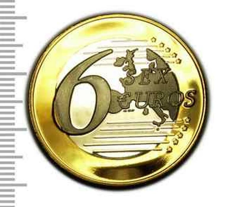 6 секс евро, 6 sex euros #15, сувенирная монета, коллекционная монета в подарок сувенирная копия монеты, нумизматика, деньги для коллекции