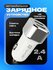 Автомобильное зарядное устройство 2.4A, 2 USB GP-C302