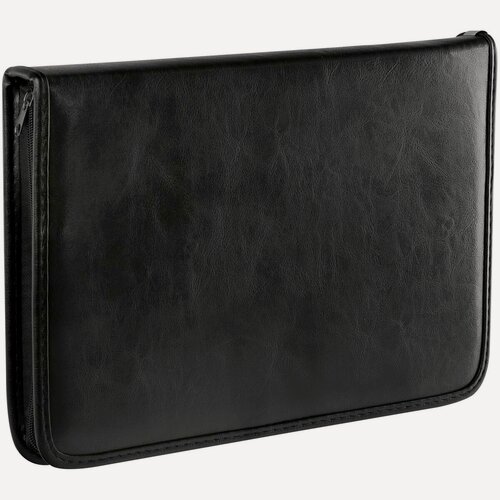 Изображение товара Папка деловая из кожзама OfficeSpace Verona, 250х350х30мм, черная (ПА_КЗ_668)