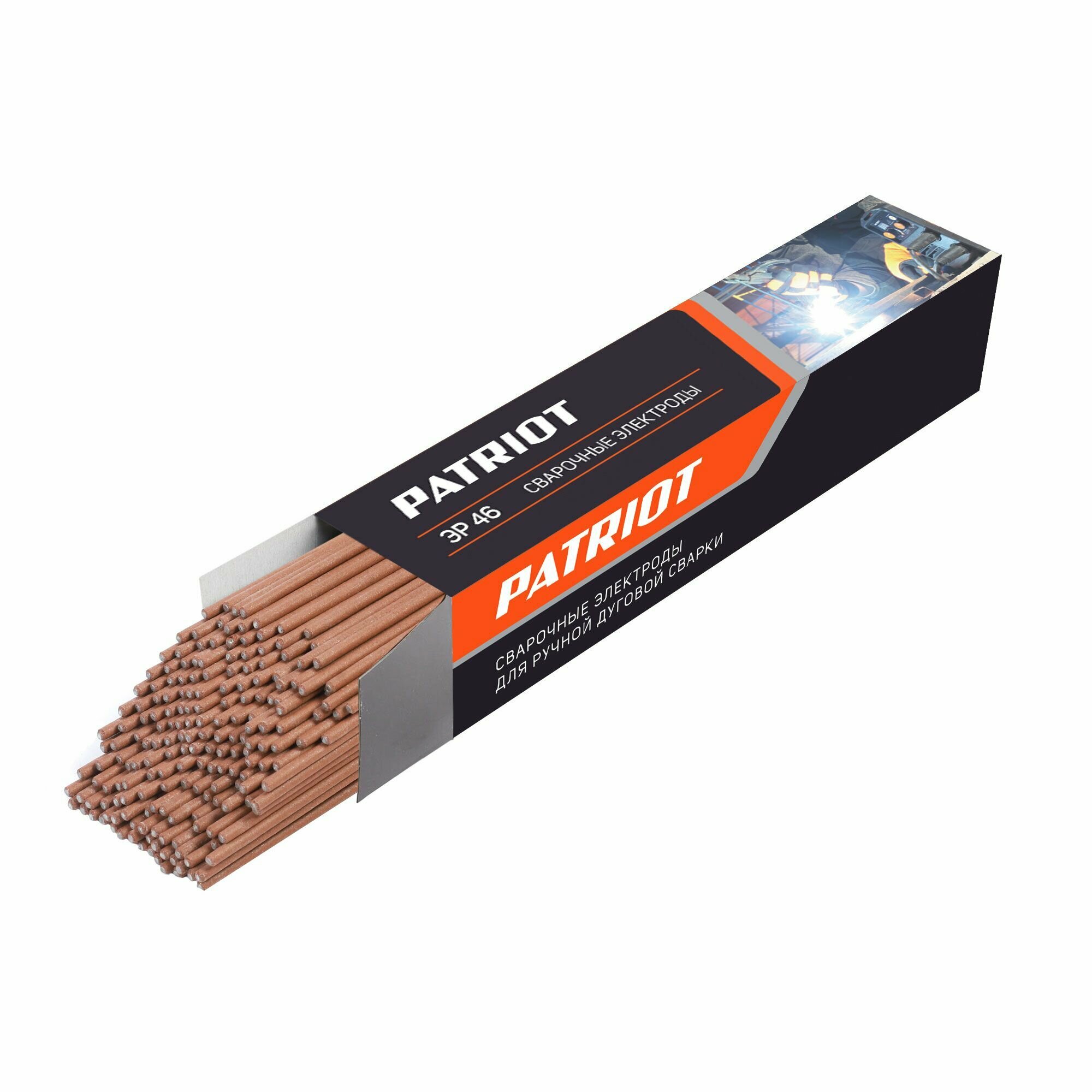 Электроды сварочные PATRIOT марка ЭР 46 диам. 40мм длина 450мм уп. 5кг