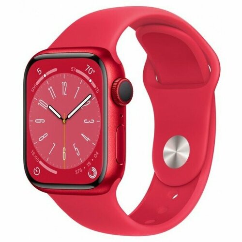 Умные часы Apple Watch Series 8 45 мм Aluminium Case PRODUCTRED Sport Band 43680₽