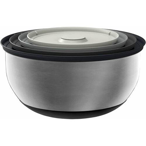 Набор стальных мисок с крышками Joseph Joseph Nest Prep Коллекция 100