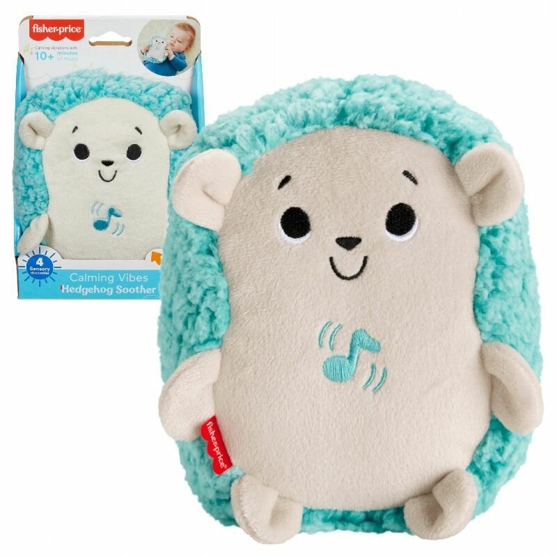 Интерактивная игрушка Fisher-Price - Талисман Ежик для крепкого сна с успокаивающей мелодией и вибрацией - Фишер Прайс FXC58