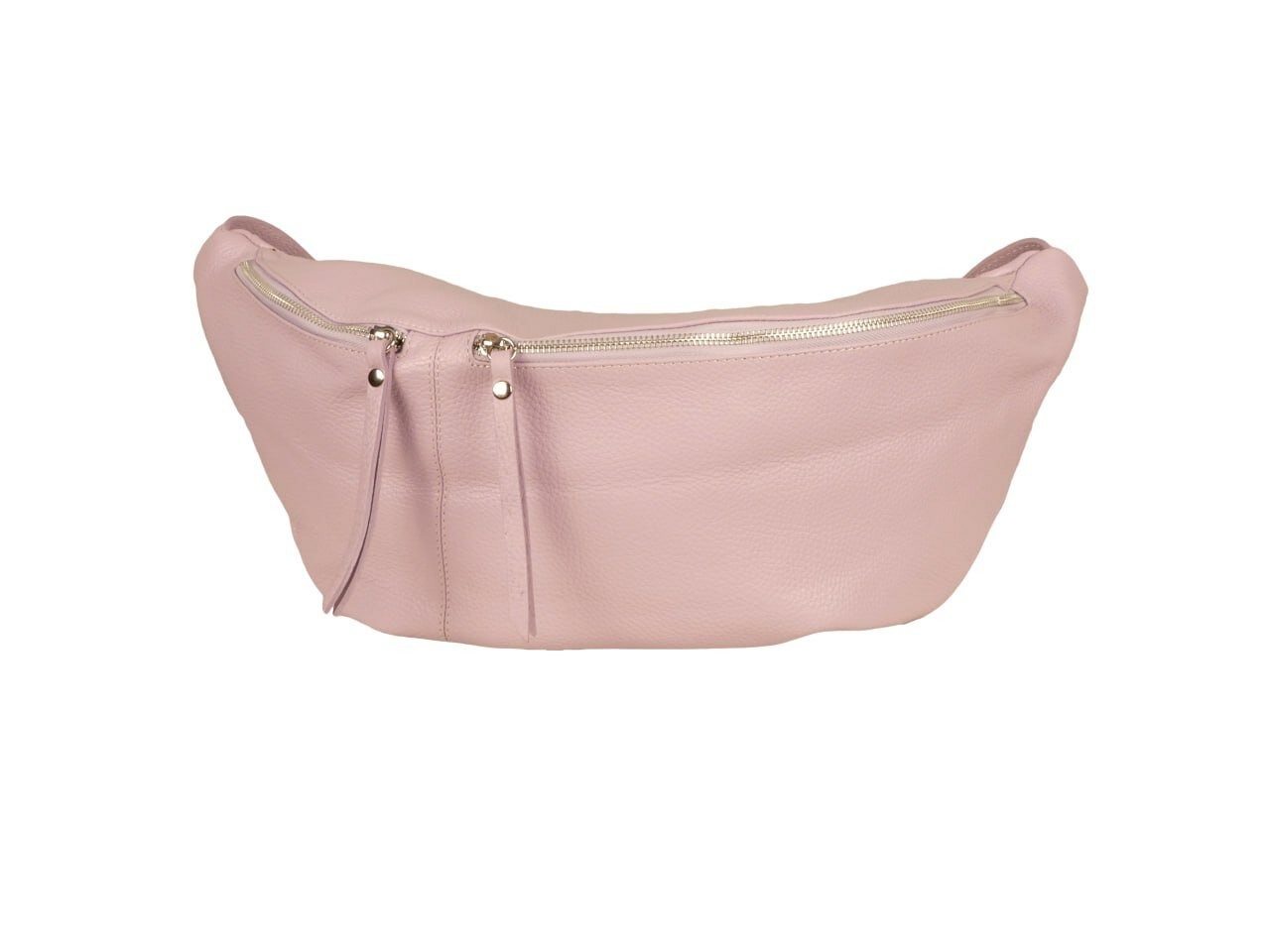 Сумка кросс-боди GENUINE LEATHER, фактура зернистая, лавандовый — фото 1