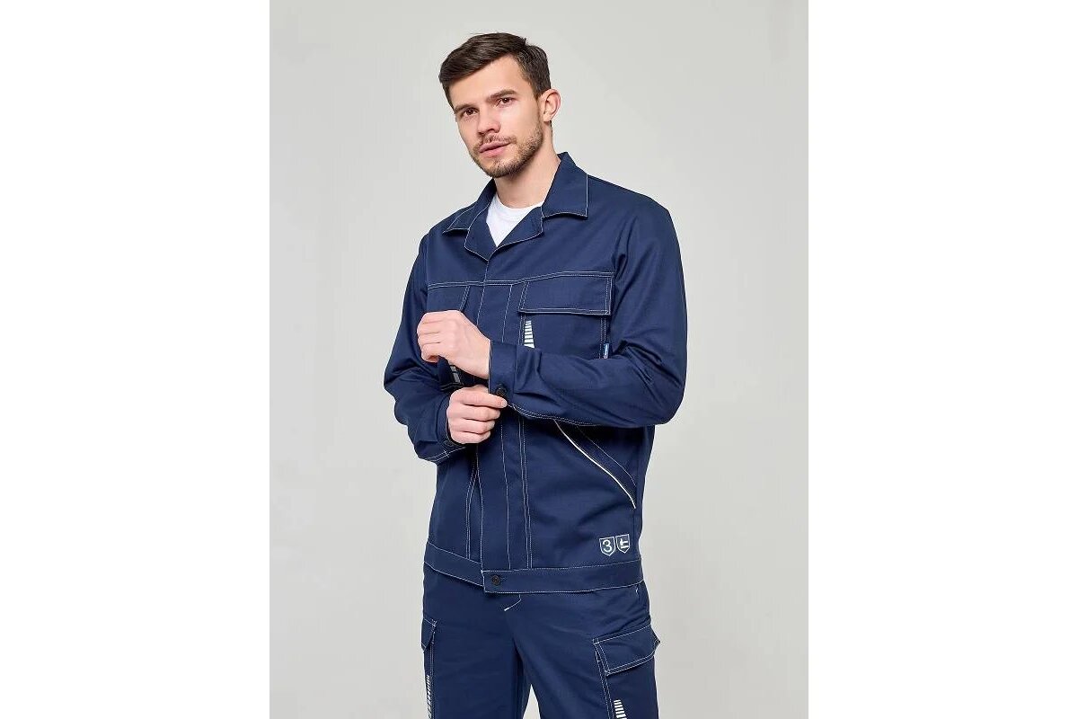 ООО ГУП Бисер *Куртка мужская укороченная хлопок «Сotton Light»104-108/182-188 4620202856159