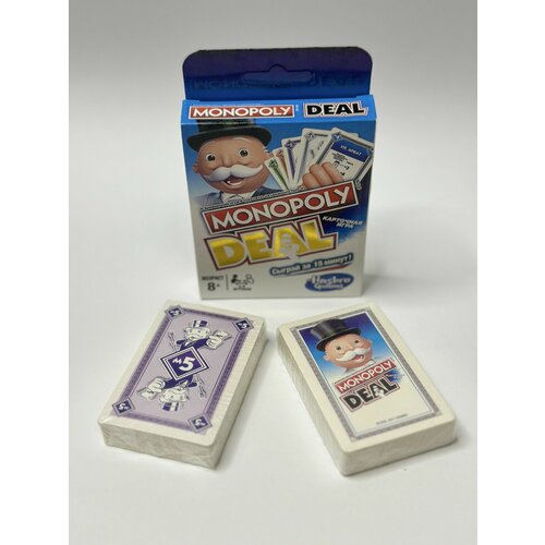 Монополия Сделка- настольная карточная игра для всей семьи версия на русском языке 322₽