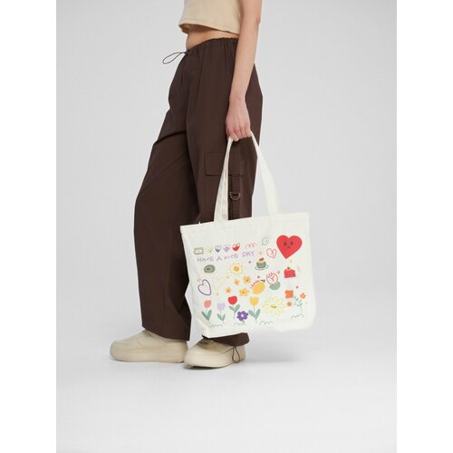 Сумка шоппер ТВОЕ бежевый 329₽