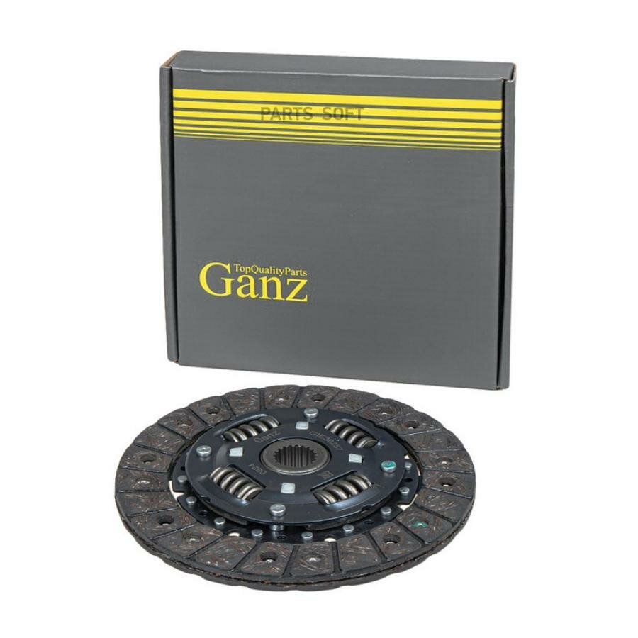 Диск сцепления zaz chance/sens/tavria 88-> mot.1,1/1,2/1,3l ganz gie36257