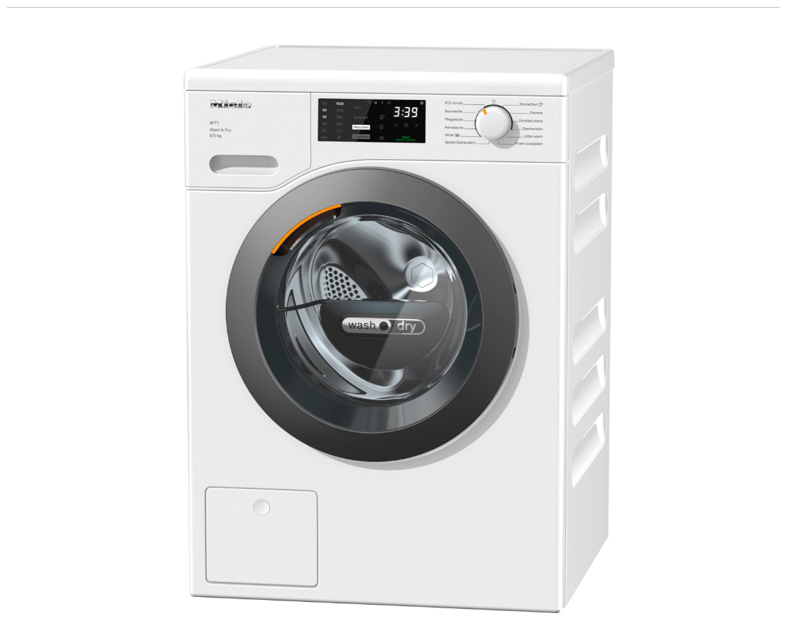 Стирально-сушильная машина Miele WTD160WCS производство Германия