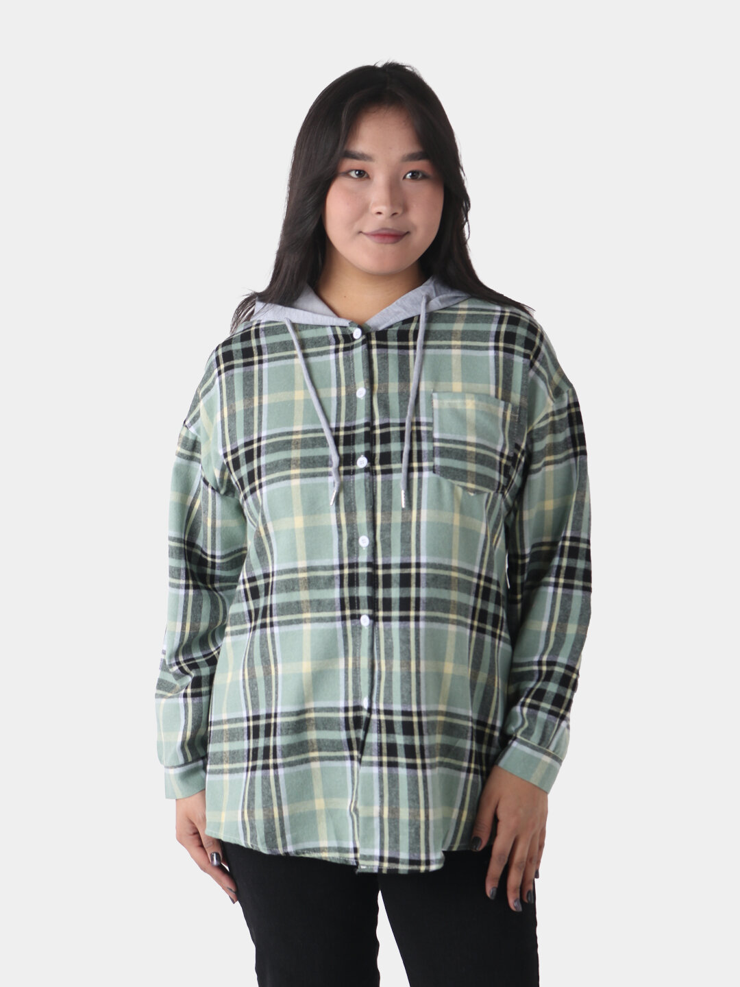 Рубашка , размер One Size, бирюзовый