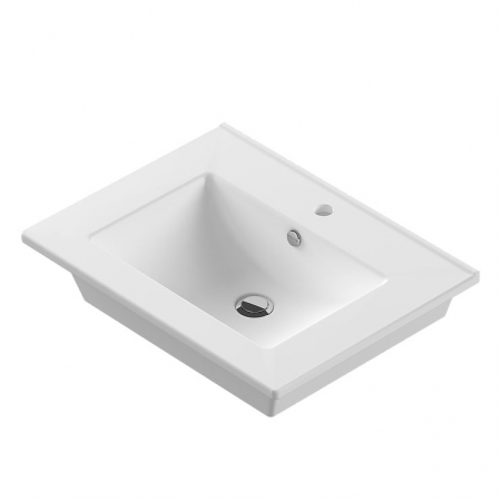 Раковина SANITA LUXE Quadro 60 QDR60SLWB01 белая