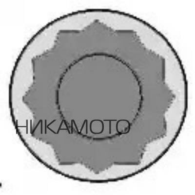 VICTOR REINZ 143206001 к-т болтов ГБЦ ! на 1 головку T15 6x/8x/10x\MB OM400/420/440