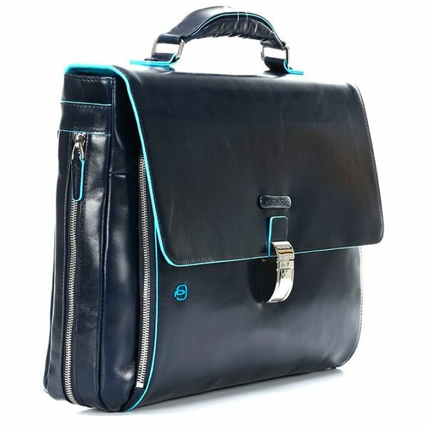 Портфель PIQUADRO, синий — фото 1