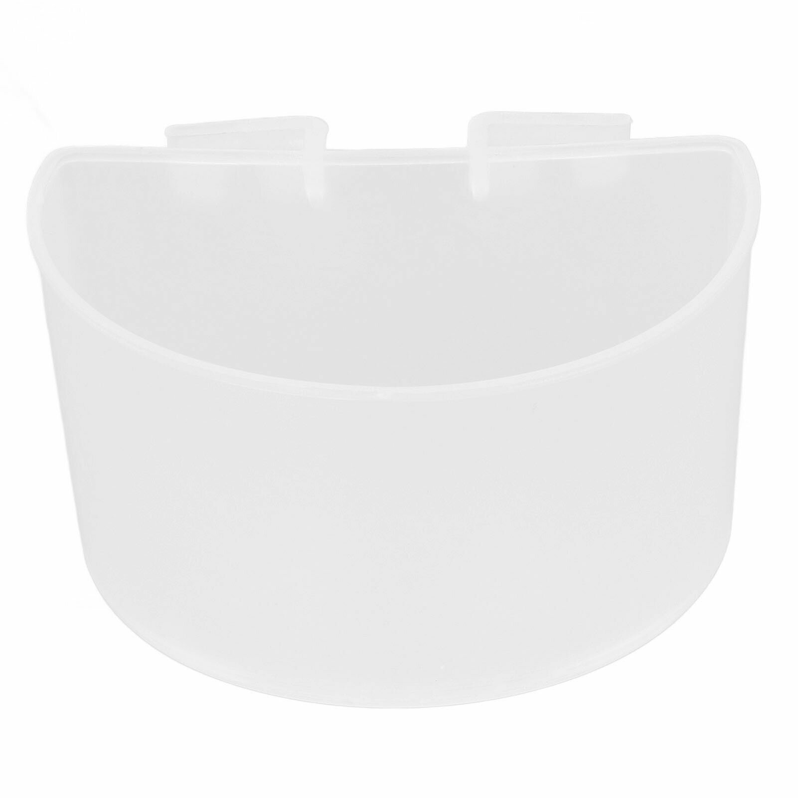 20 шт. миска для корма для птиц пластиковая поилка для попугаев кормушка для птиц набор белый цвет 9s6 см / 354x236 дюйма