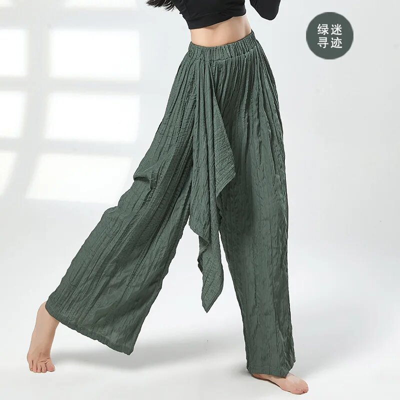 Костюм для танцев  размер L темно-зеленый