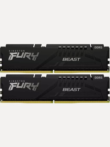 Изображение товара Оперативная память Kingston Fury Beast KF552C40BBK2-64, 2Х32Гб, DDR5, 5200 МГц