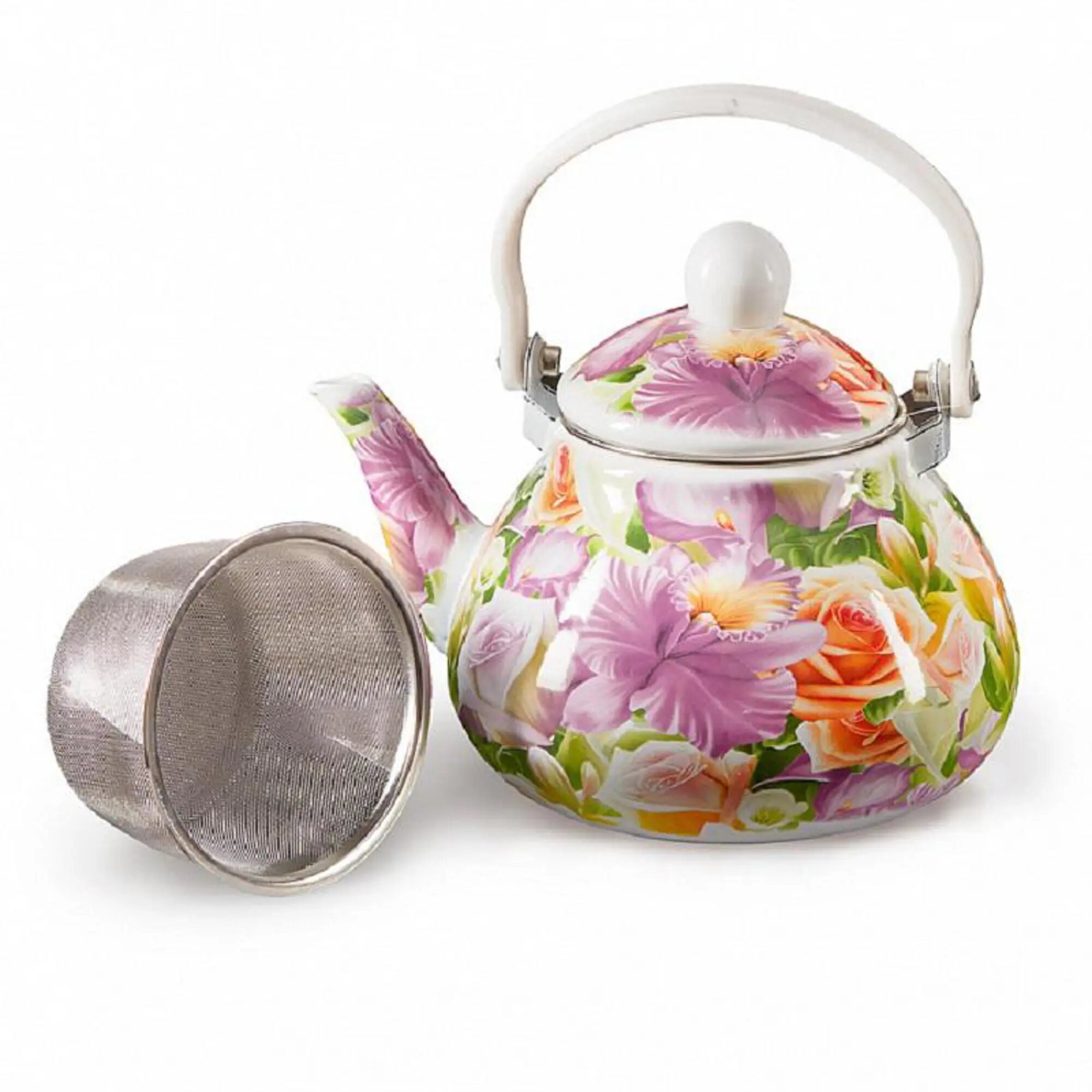 Чайник Metalloni EM-131X1/8 нержавеющая сталь эмалированное покрытие 13 л