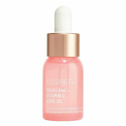 Масло для сияния лица мини-формат BIOSSANCE Squalane+Vitamin C Rose Oil 12ml