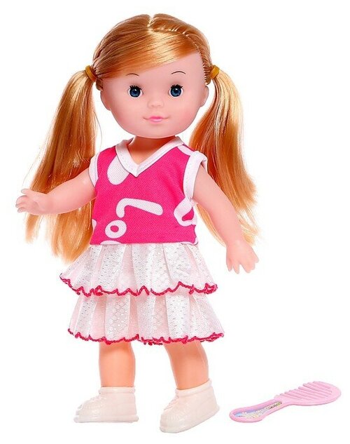 Кукла классическая «Юля» в платье, с аксессуаром
