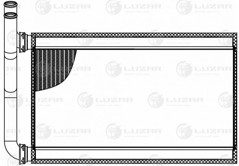 Радиатор отопителя Luzar LRh 1151