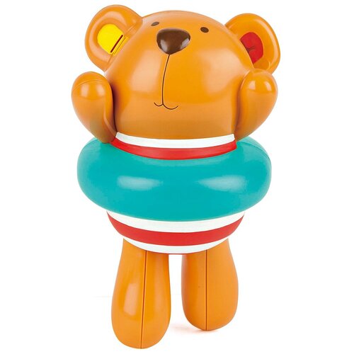 hape игрушка для купания пловец тедди заводная Игрушка для ванной Hape Swimmer Teddy (E0204), коричневый/голубой