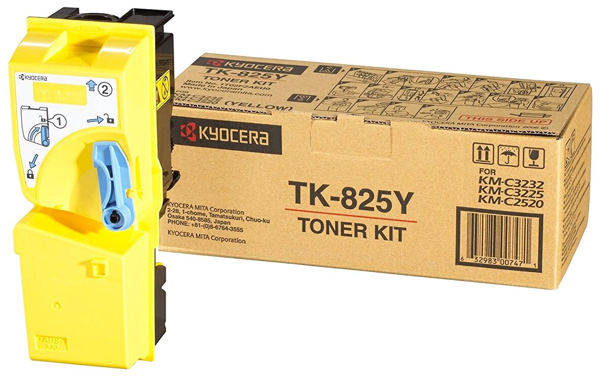 Картридж Kyocera TK-825Y для KM C2520/C2525E/3225/3232/C3232E/C4035E желтый