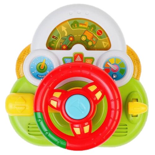 Руль музыкальный Bambini, русифицированная упаковка, свет/звук,на батарейках 31х20х7,5см 200525100 ( .