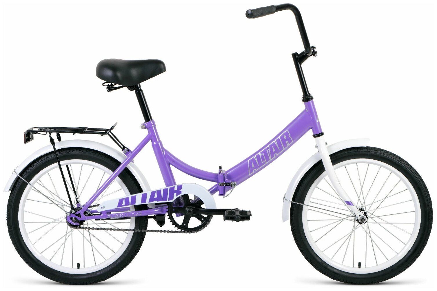 Городской велосипед ALTAIR City 20 фиолетовый 14" (требует финальной сборки)