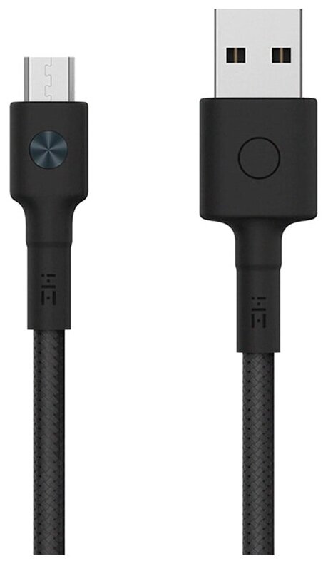 Кабель ZMI USB - microUSB (AL603) 1 м, черный