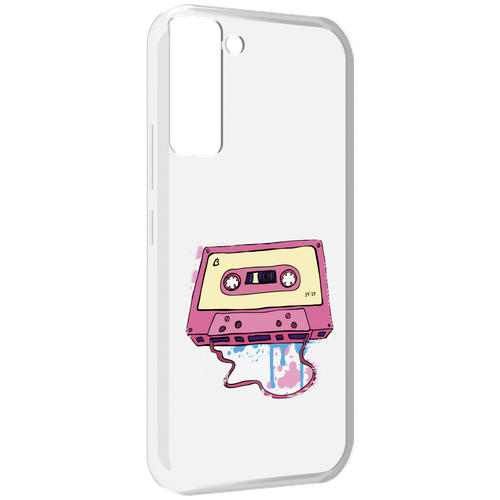 Чехол MyPads Розовая кассета для Tecno Pop 5 LTE / Pop 5 Pro задняя-панель-накладка-бампер чехол mypads розовая сова для tecno pop 5 lte pop 5 pro задняя панель накладка бампер