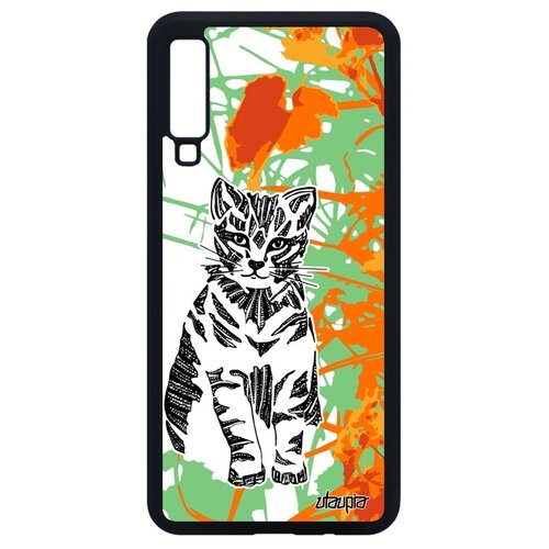 фото Чехол на мобильный galaxy a7 2018, "кот" котенок маленький utaupia