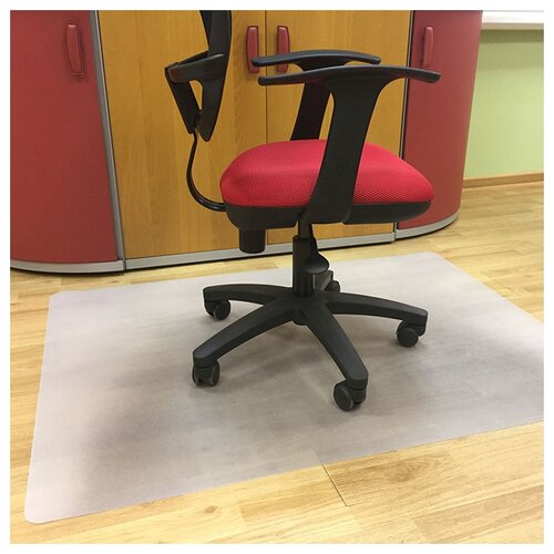 Коврик защитный для паркета/ламината Бюрократ, прямоугольный, 120*90см, матовый, полипропилен, 1,2мм, 290504