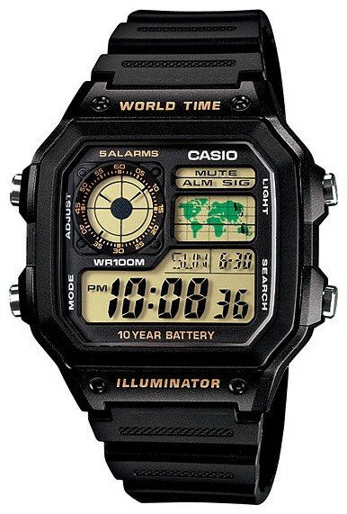 Наручные часы CASIO Collection AE-1200WH-1B