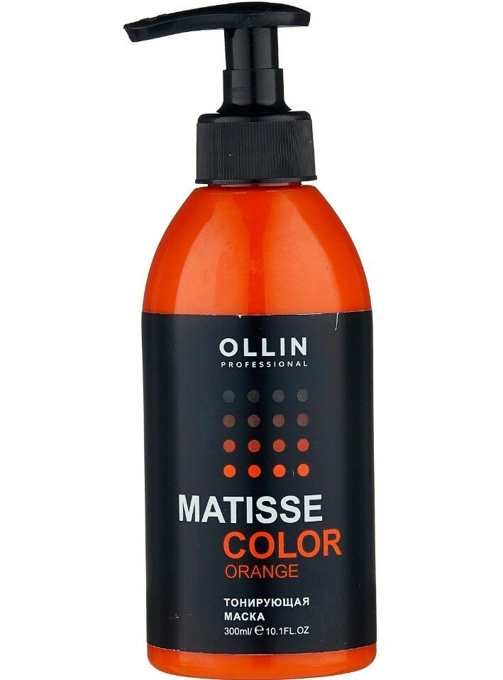 OLLIN Professional Matisse Color Orange Маска для волос тонирующая, 300 мл