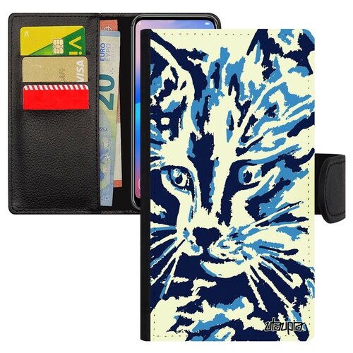 фото Чехол-книжка на мобильный mi 8 lite, "котенок" бенгальский cat utaupia