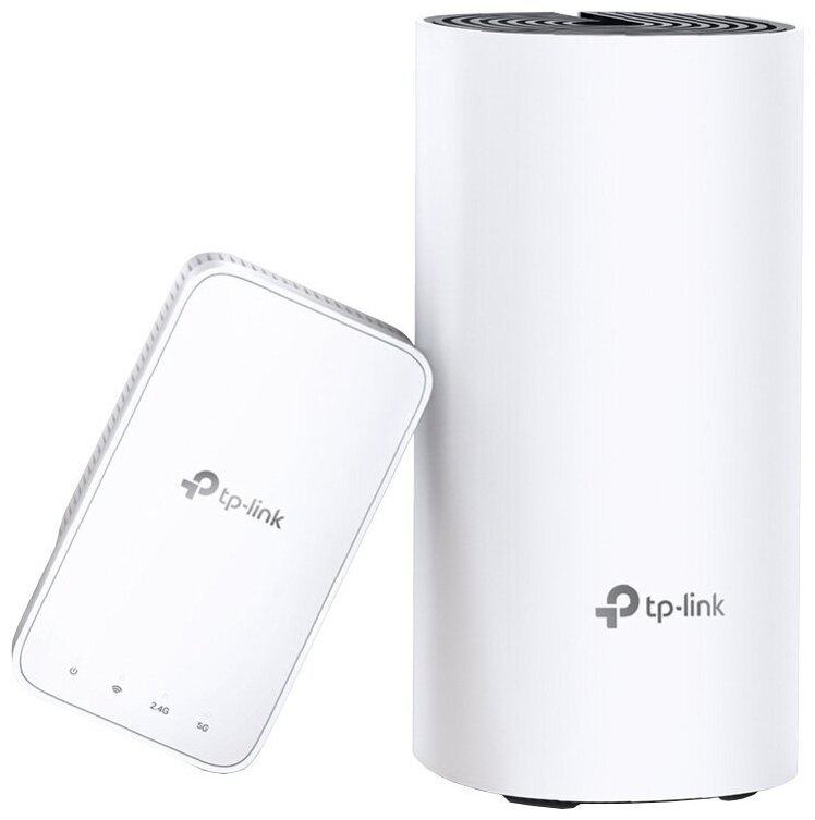 Бесшовный Mesh роутер TP-Link Deco M3 (DECO M3(2-PACK)) AC1200 10/100/1000BASE-TX - фото №1