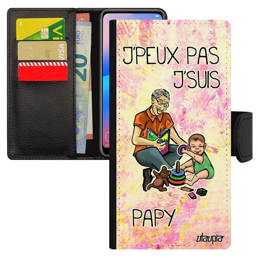 фото Чехол книжка на мобильный galaxy s7 edge, "не могу - стал дедом!" семья дедуля utaupia