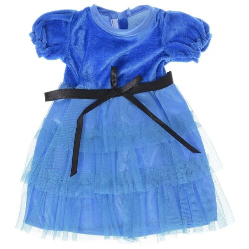 фото Baby dolls платье с поясом для куклы my little baby gcm18-11 синий